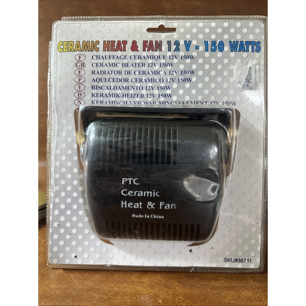 CERAMIC HEATER 12V 150W NEW